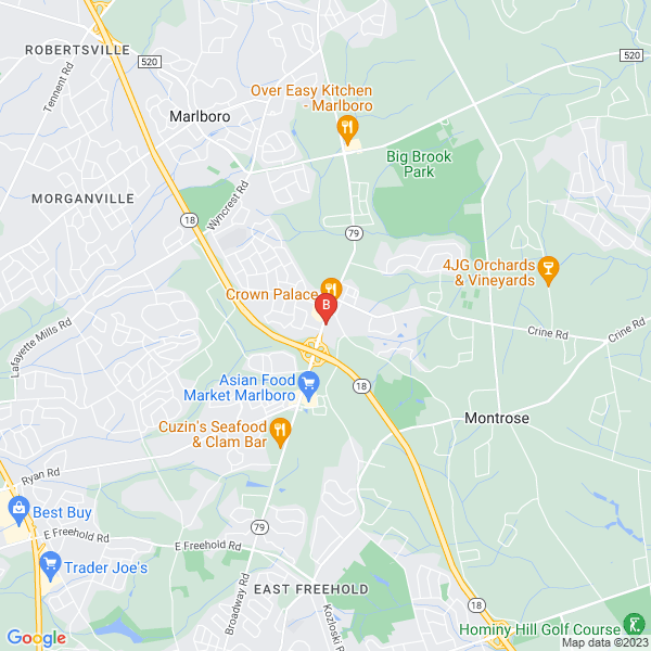 Ample Moving NJ location map
