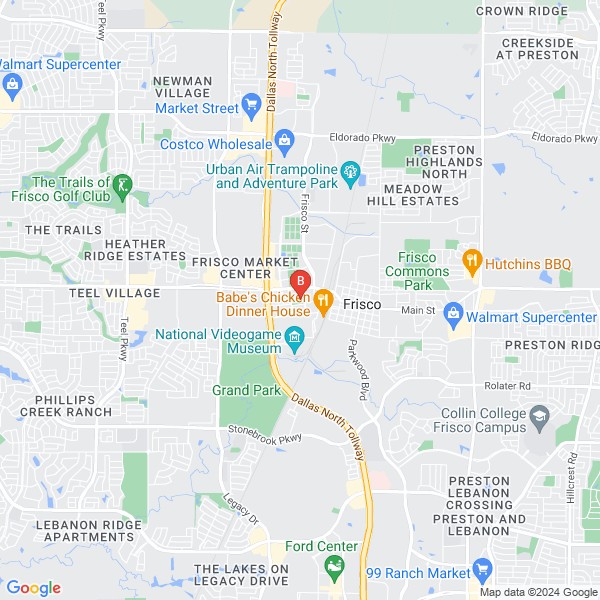 Frisco Towing Service location map
