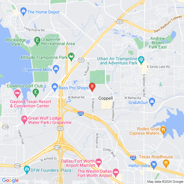 Towing In Coppell location map