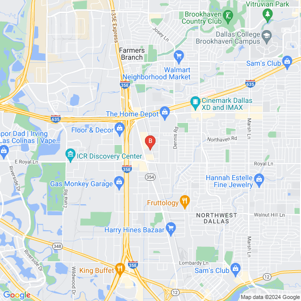 Dallas Towing and Recovery location map