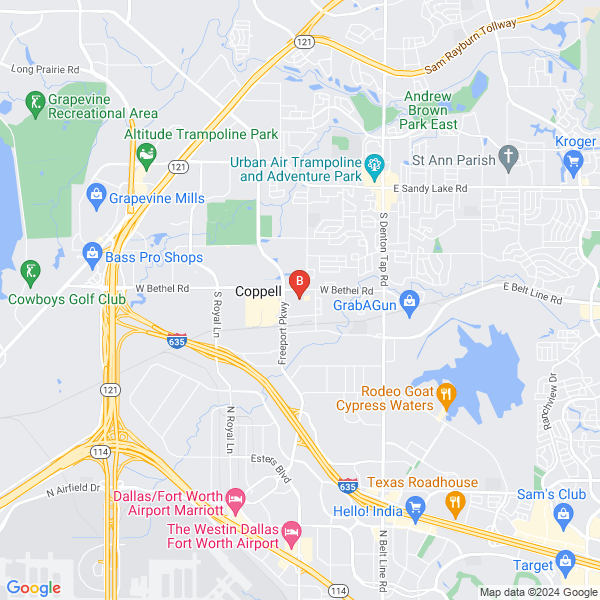 Coppell Towing & Roadside Assistance location map
