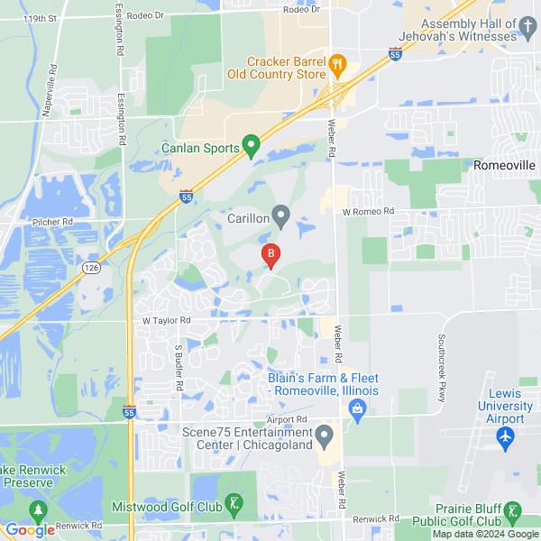 AmeriWeb Hosting location map