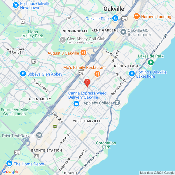 Oakville Plow Solutions location map
